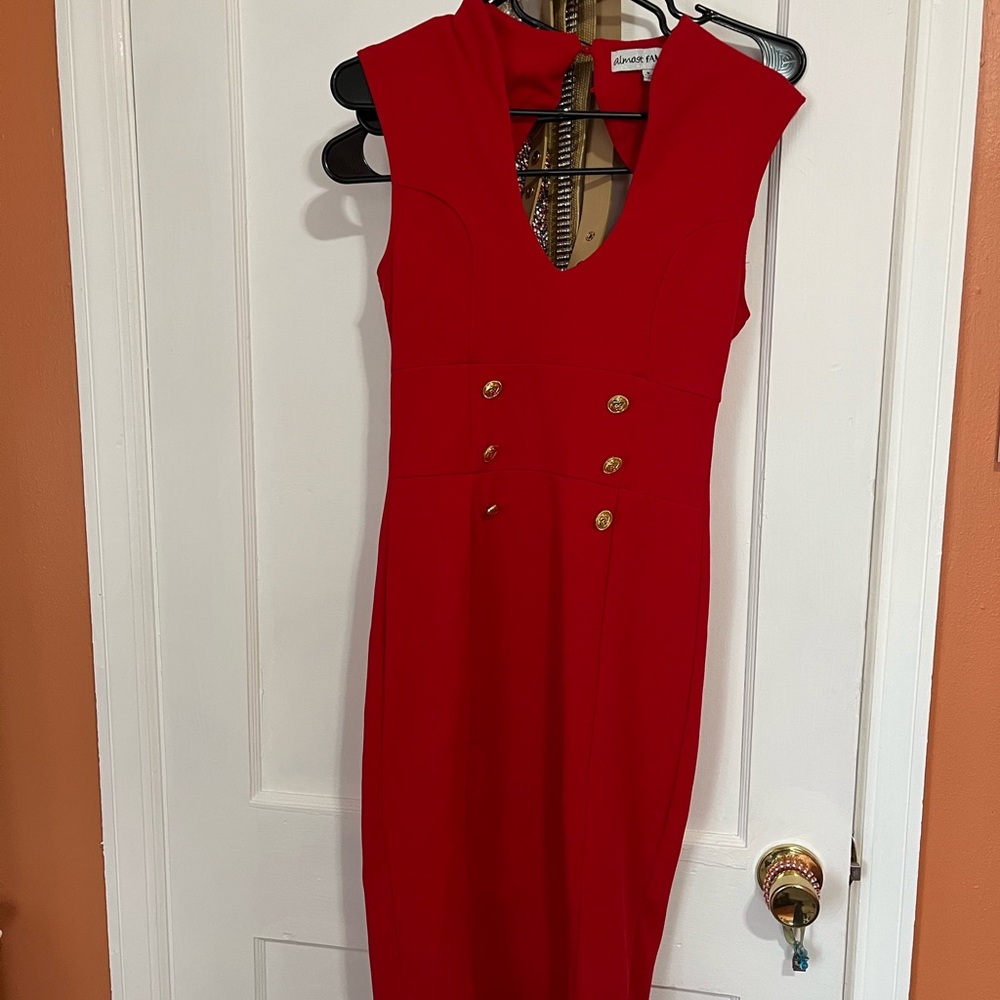 Red dress